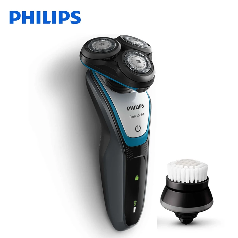 Philips S5090 электробритвы вращающиеся перезаряжаемые с 3D плавающими головками моющиеся удобные мужские электробритвы