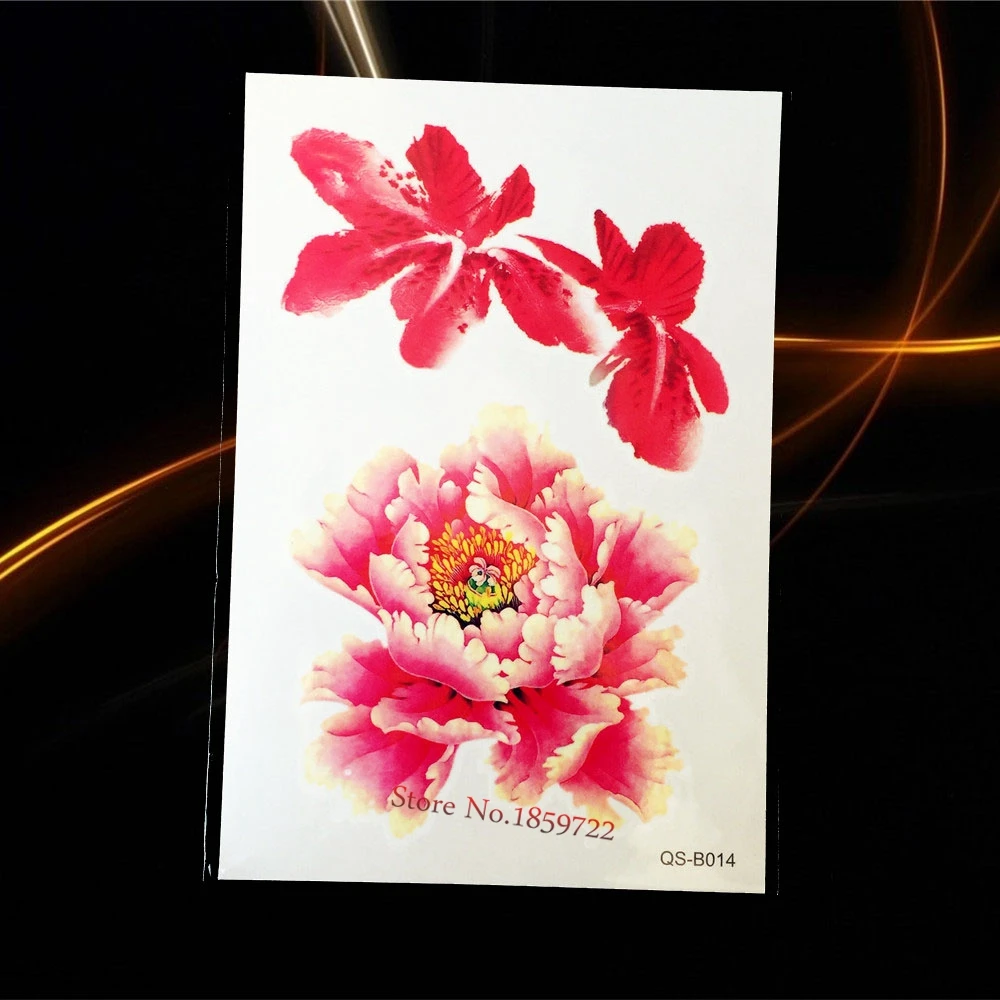 1 шт. черные индийские тотемные временные тату наклейки для мужчин HQS A52 крутой