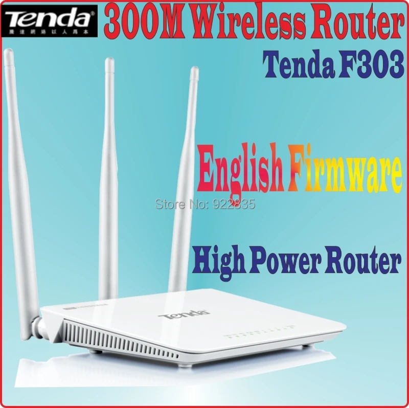 ЕС/Великобритания/АС Plug Tenda f303 300 Мбит/с Беспроводной маршрутизатор Wi-Fi