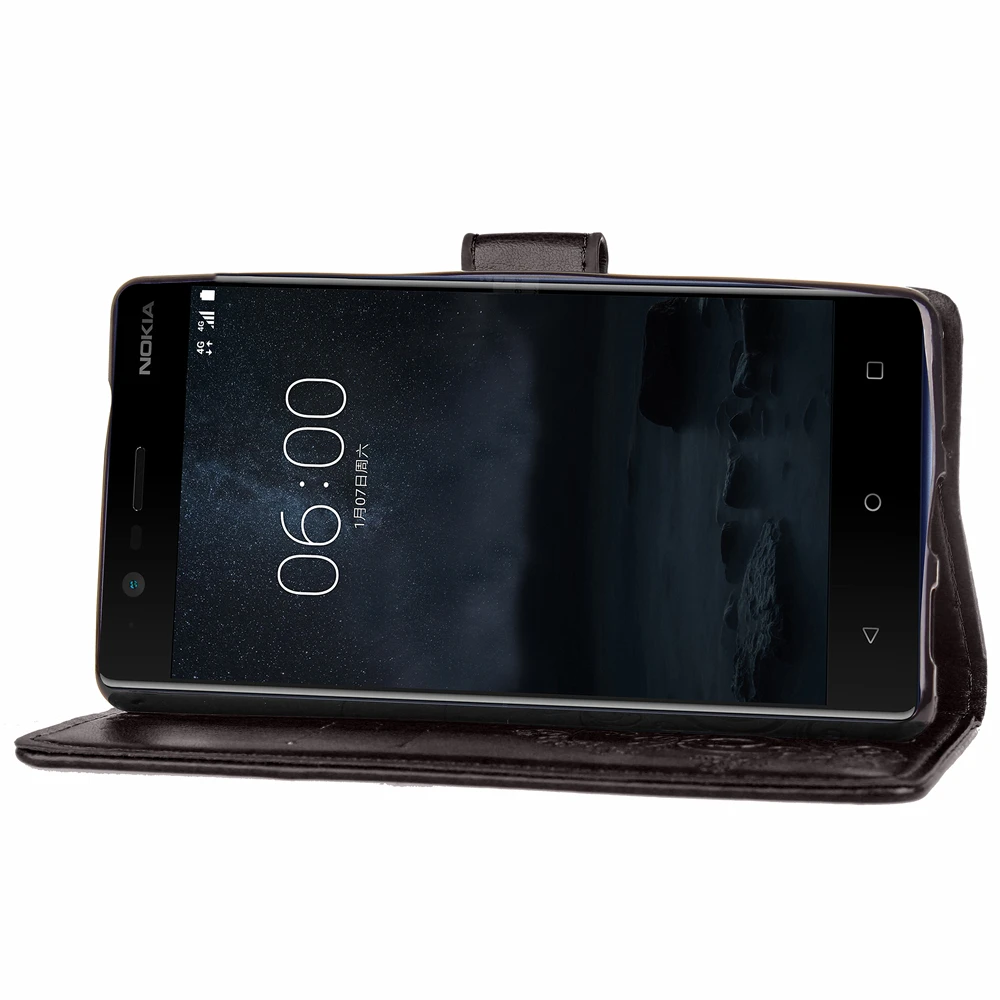 Чехол для мобильного телефона Nokia 3 Three 5 0 "флип кейс из искусственной кожи ТПУ