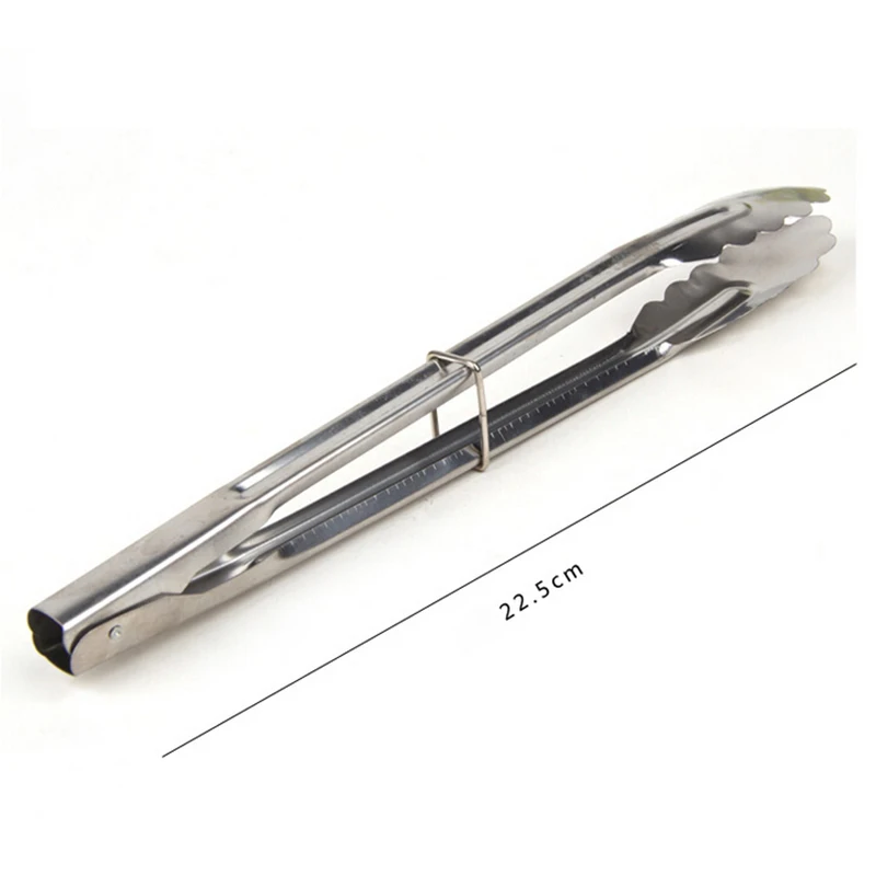 1 шт. щипцы для барбекю 21 8 см силиконовый чехол ручка кухонные замок дизайн зажим