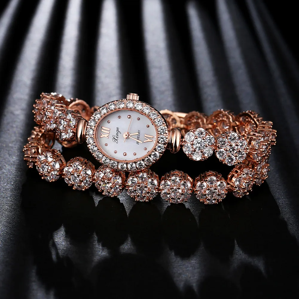 Женские кварцевые часы повседневные аналоговые золотого цвета | Наручные