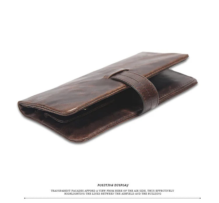 Короткий Мужской кошелек из 100% натуральной кожи бумажники воловьей Портмоне для