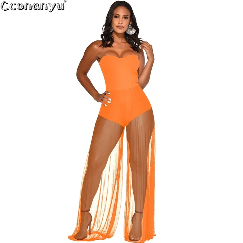 Женские однотонные комбинезоны с воротником лодочкой облегающие пикантные Комбинезоны из сетчатой пряжи