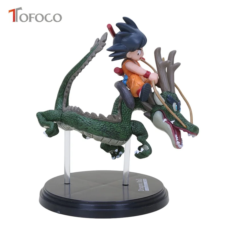 TOFOCO 13 см ПВХ аниме семь Dragon Ball Z кукла детство Сон Гоку езда Shenron драконы куклы