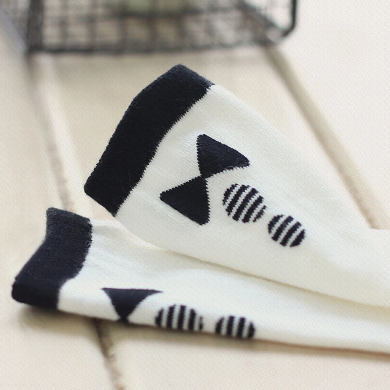 2020 хлопковые носки для малышей в горошек с бантом девочек модные мальчиков Meias