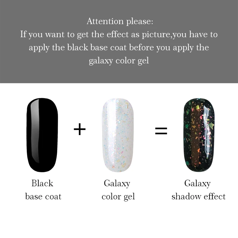 Learnever гель 1 S 7 мл Блестящий Galaxy лак для ногтей цветной глиттер УФ Светодиодная