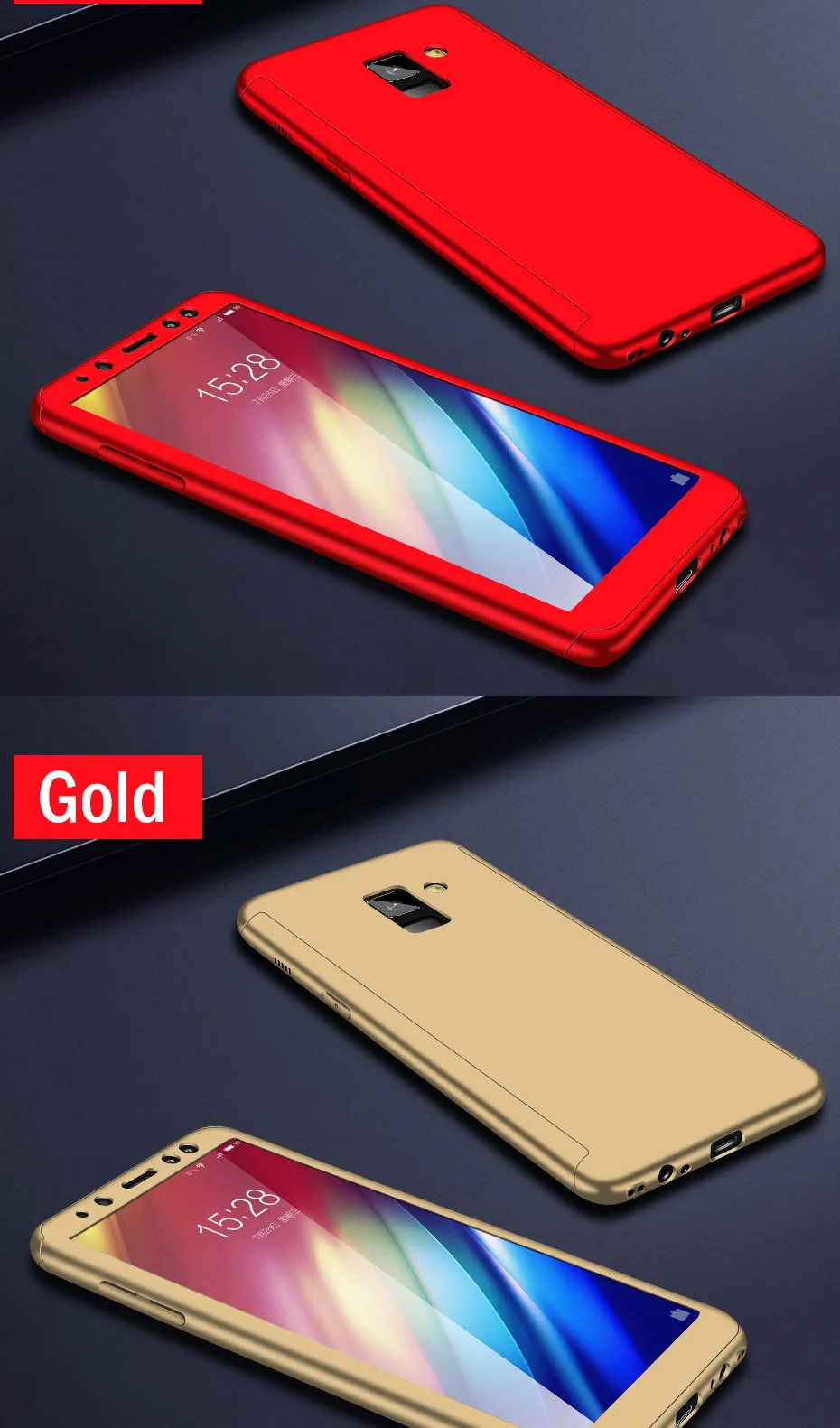 360 Полное покрытие чехол для телефона для samsung Galaxy A20E A30 A40 A50 A70 S10 плюс S10E J4 J6 A6 A8 плюс A7 A750 A9 Защитный чехол