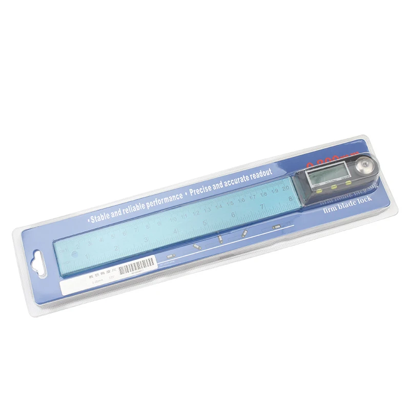 

Multifunctional stainless steel industrial grade angle with universal angle ruler 360 degree electronic digital display