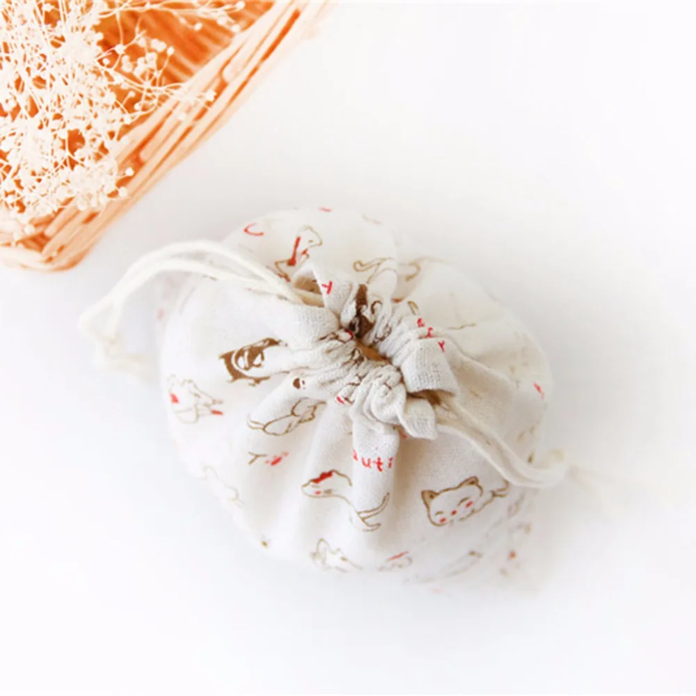 Мешочек для подарков на шнурке Маленький/Средний/Большой Мешковина джутовая