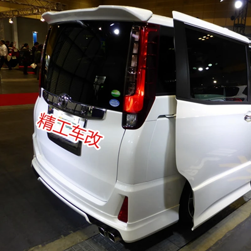 MONTFORD для Toyota Noah Voxy 2013 ABS пластик Неокрашенный праймер цвет задний багажник загрузки губы крыло спойлер стайлинга автомобилей