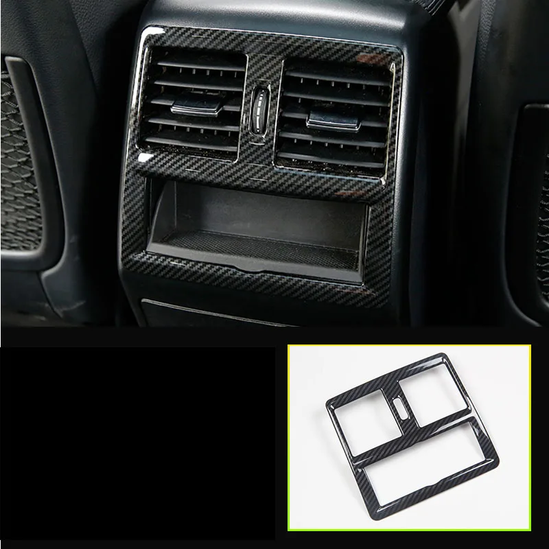 stainless fiber 1pcs Для Mercedes Benz ML350 320 2012 GL X166 GLE Coupe C292 amg W166 350d GLS углеродный кондиционер рамка крышка аксессуары для интерьера - Название цвета: stainless fiber 1pcs