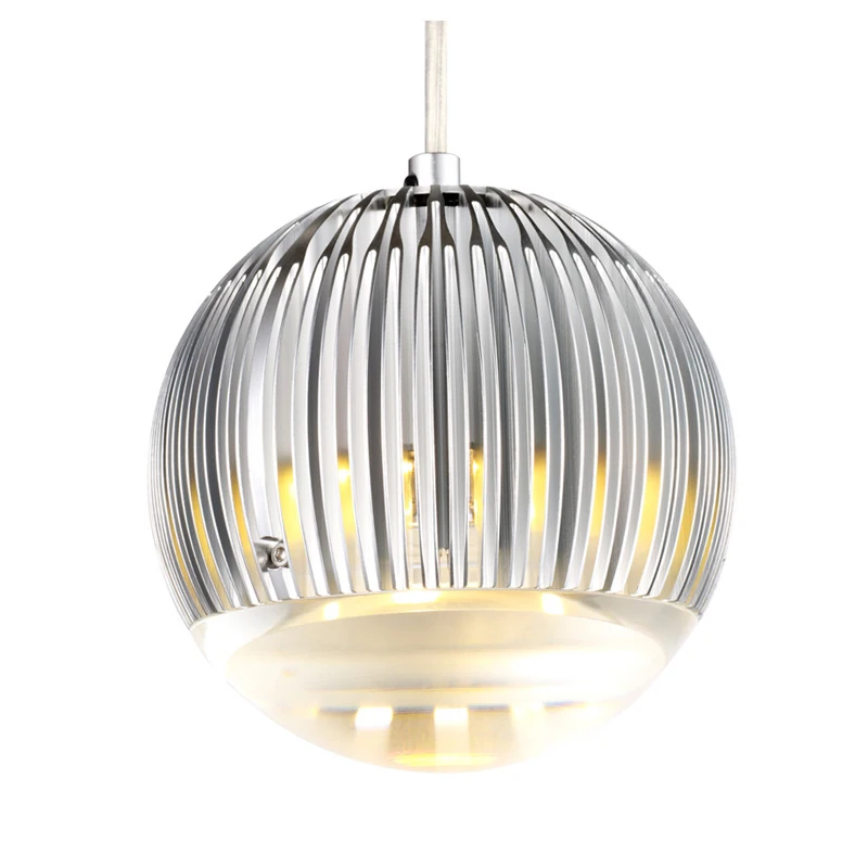 Современный дизайн алюминия плавник подвесные светильники для гостиной спальни