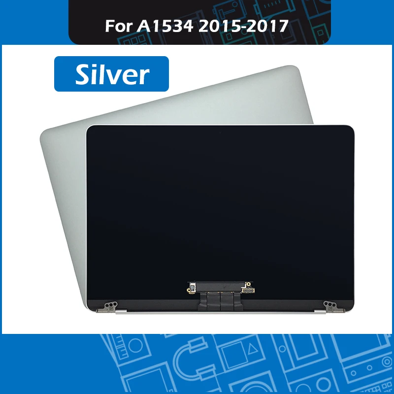 A1534 ЖК-экран в сборе для Macbook retina 1" A1534 дисплей в сборе Золотой Серебряный серый розовое золото