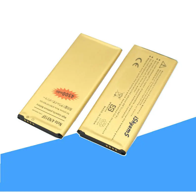 ISkyamS 1x4500 мА/ч EB BN910BBE батарея для Samsung Galaxy Note 4 N910H N910A N910C N910U N910F N910X N910V N910P N910R