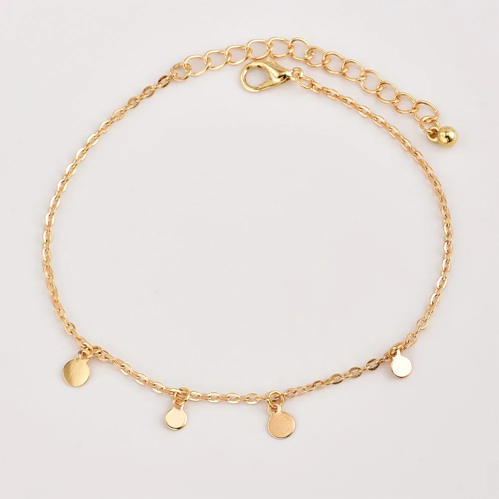 3 Pcs/set Women Fashion Crystal Star Pendant Black Gems Gold Chain Anklet Set Bohemian Charm Beach Accessories Christmas Gift | Украшения и