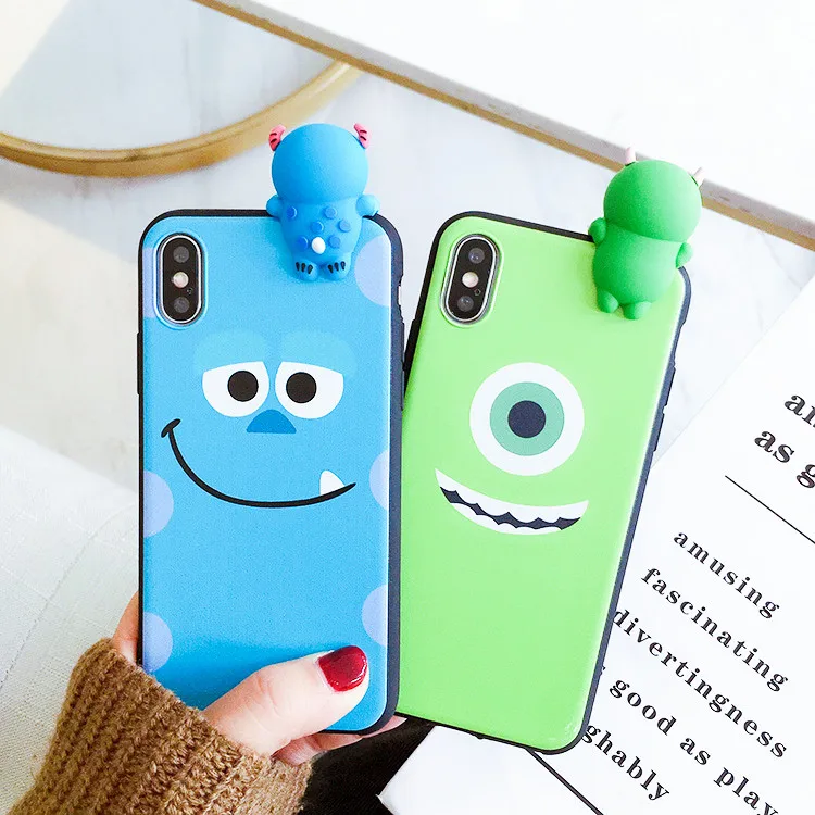 Nova 4E 3D Monsters Case Cartoon Sulley soft back cover for Huawei P10 plus / P20 pro/P30 /P30 pro Honor 8X case |