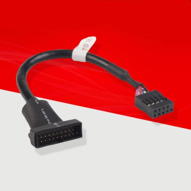 Шасси передний USB3.0 к USB2.0 адаптер кабель/панель 19/20 контактный разъем мама