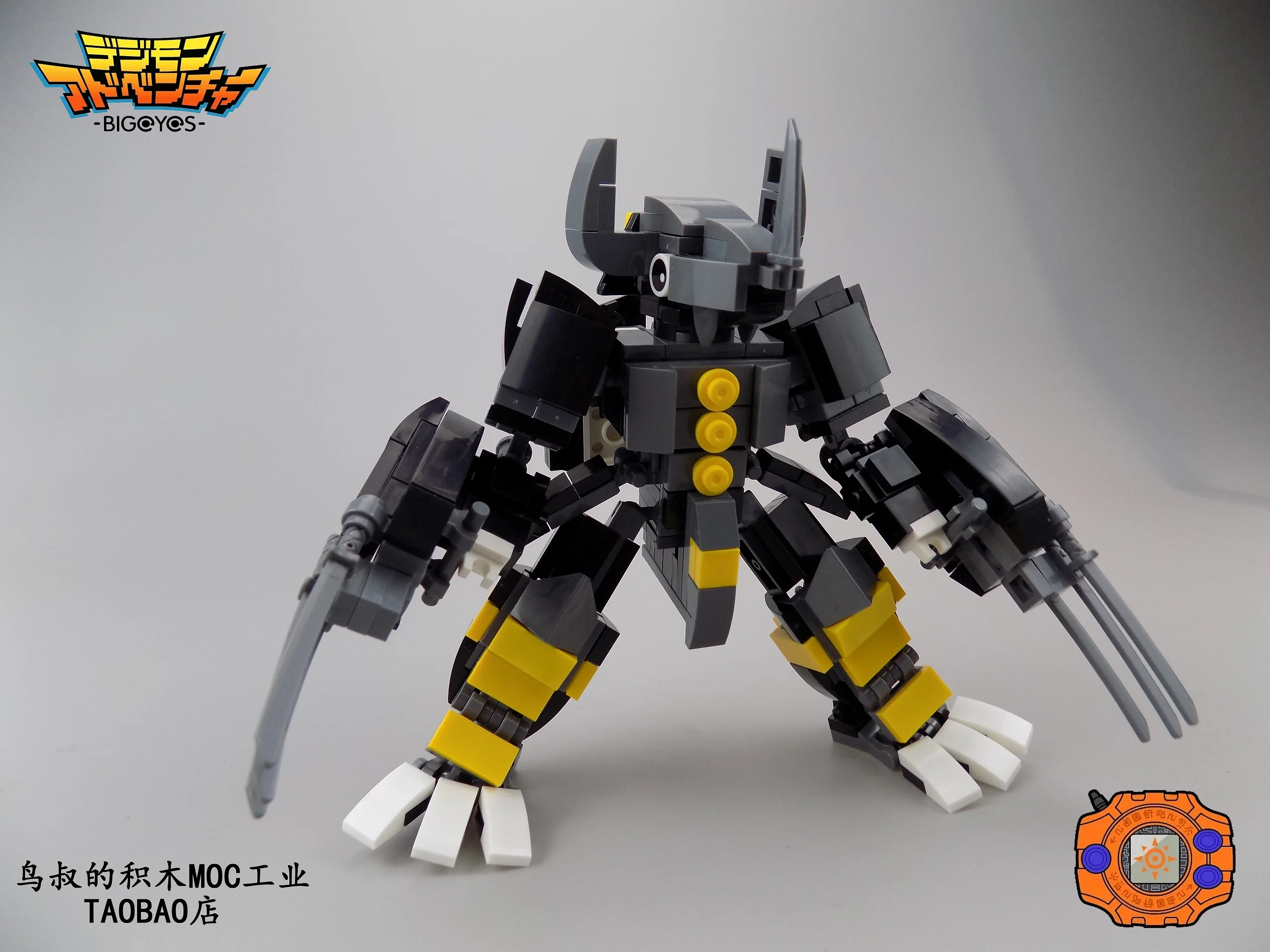 Блоки MOC совместимы с Legoelys WarGreymon Digital Monster|Игрушечные кубики| |