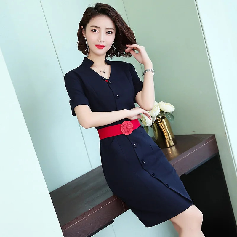 Новинка весна лето 2019 профессиональный женский комбинезон униформа оператора