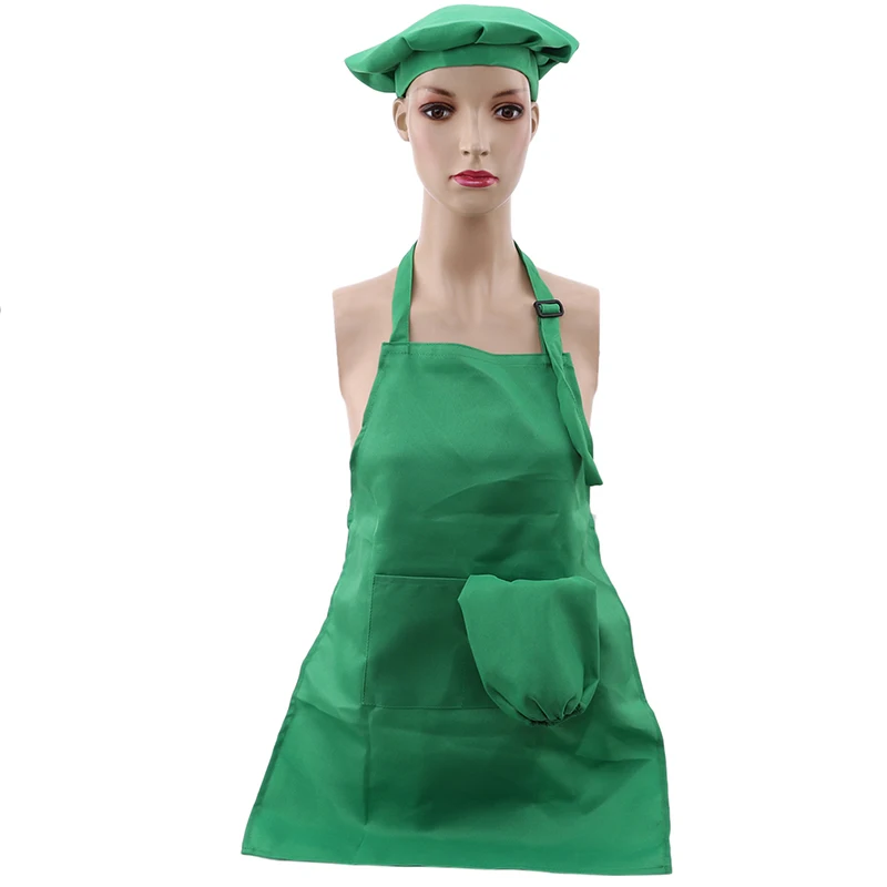 

1set multi-color Fashion children's Salon Aprons Kitchen Apron Restaurant Kitchen Baking Waiter Apron