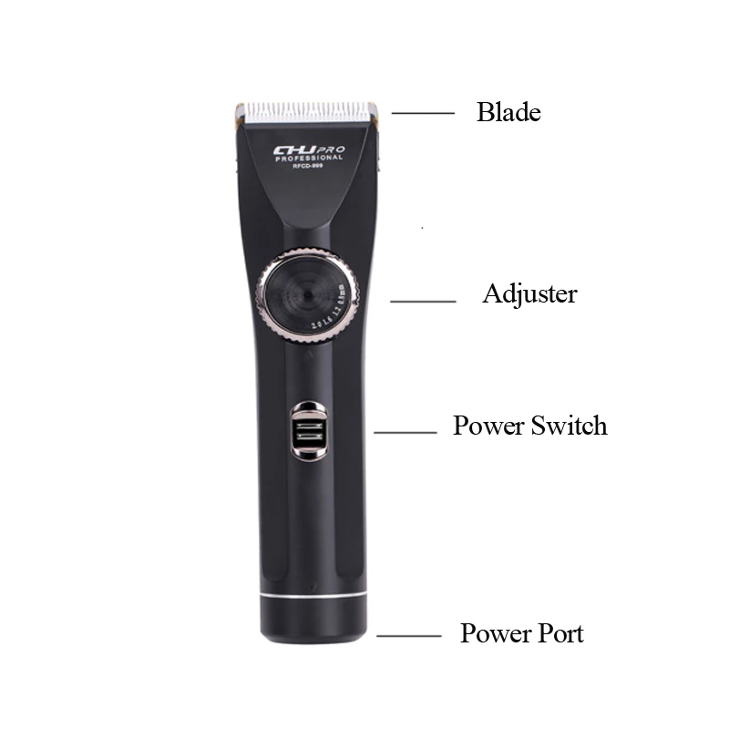 CHJ Hair Clipper Trimmer For Men Rechargeable Electric Razor Professional Beard Cutting Machine Low Noise Cutter | Бытовая техника