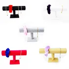 T-шест ювелирные изделия стенд стеллаж для выкладки товара съемное ожерелье, браслет, серьги, браслет подвески анклет (браслет на ногу башня часы держатель Органайзер