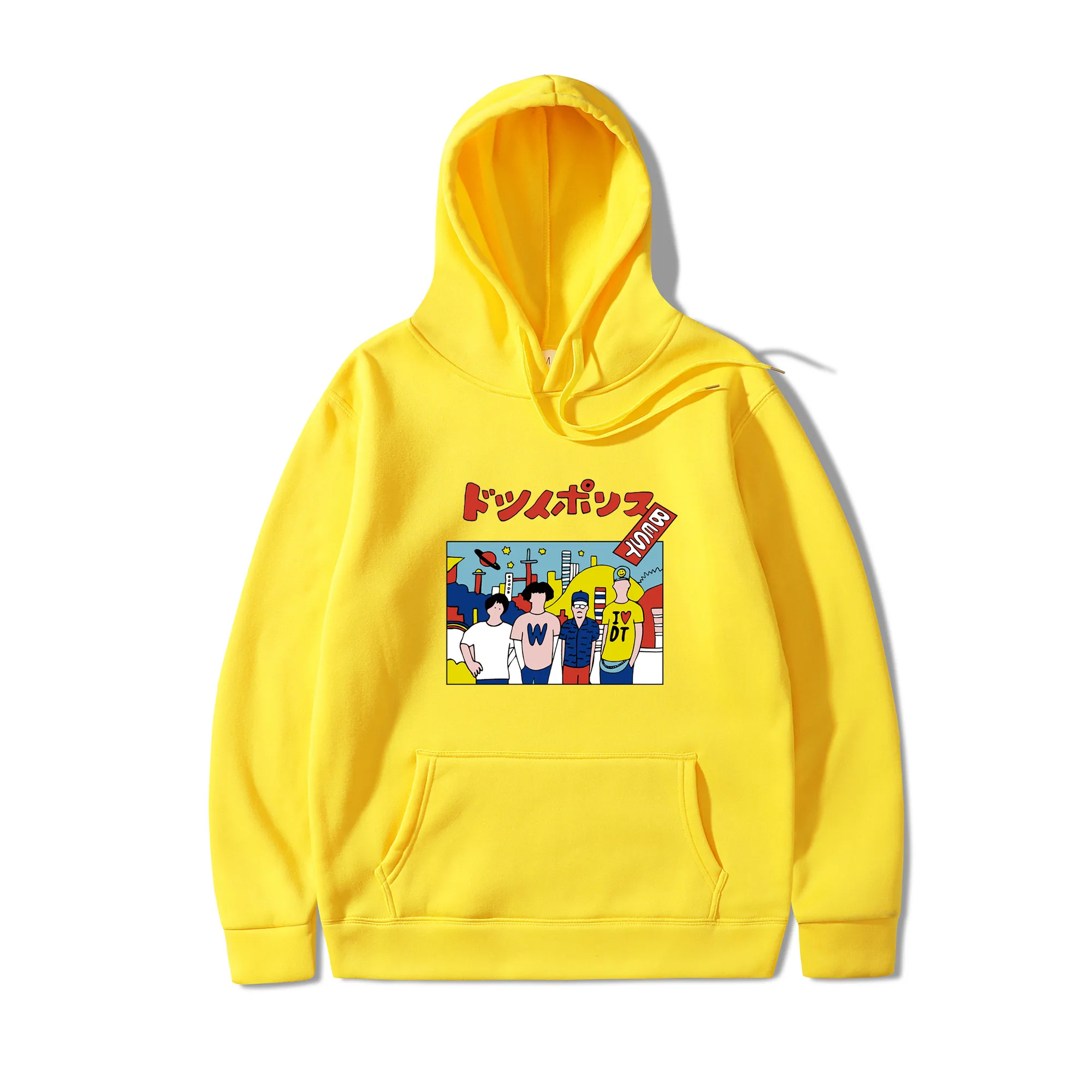 

Japanese style character animation Hoodies men Pullover sudaderas para hombre Sweatshirt Men/Women Autumn Hip Hop black hoodies