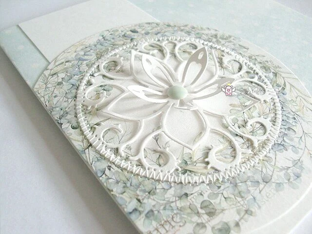 Piggy Craft metal cutting dies cut die mold Round garland frame Scrapbook paper craft knife mould blade punch stencils | Дом и сад