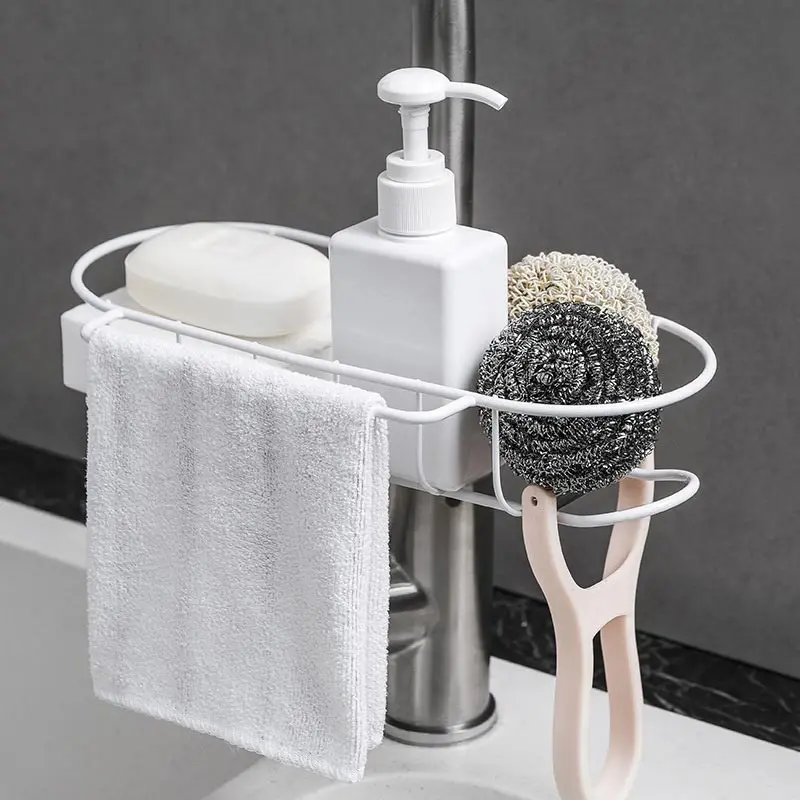 Bathroom Kitchen Accessories Organizer Shower Shelves Storage Rack Holder Faucet shelf Home Decoration | Обустройство дома