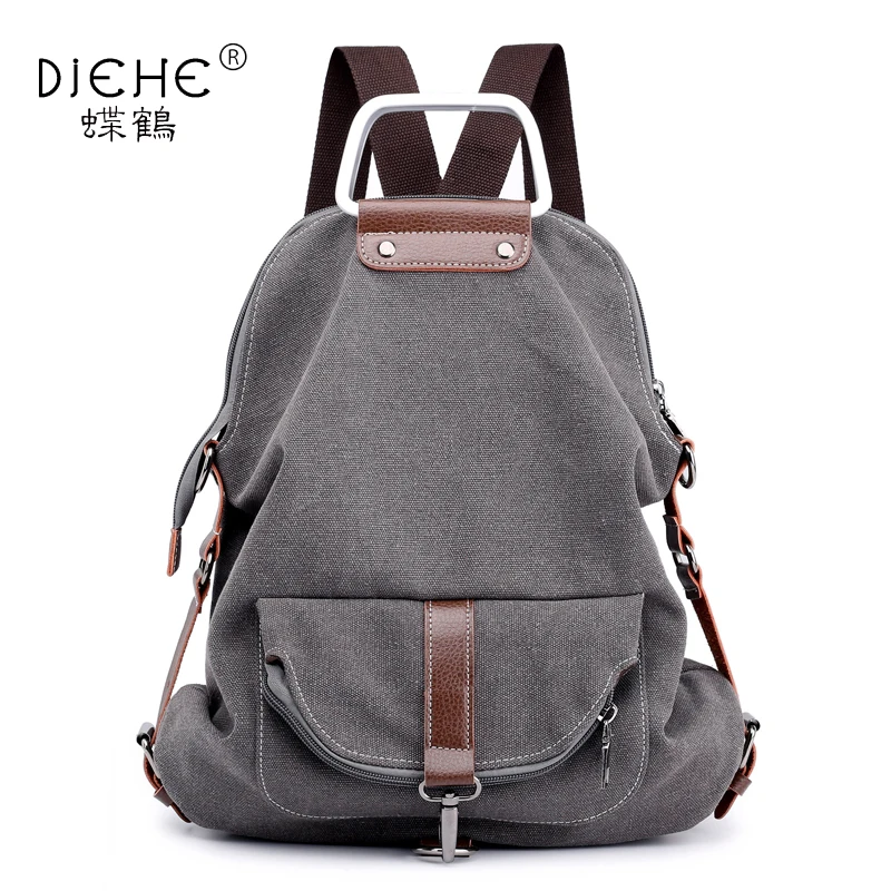 2018 модный рюкзак для женщин студенческий школьный отдыха Холщовый женский ранец