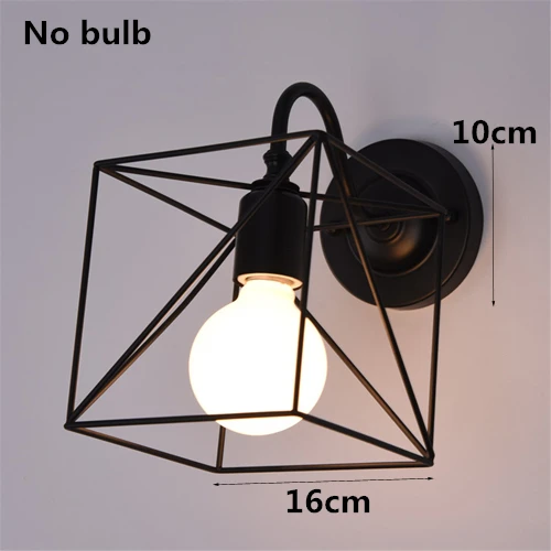 C style Винтаж промышленные настенные светильники бра Wandlamp фоновая фотография в стиле ретро лампа 110 V-220 V E27/E26 Крытый Спальня Ванная комната балкон бар проход потолочный светильник - Цвет абажура: C style
