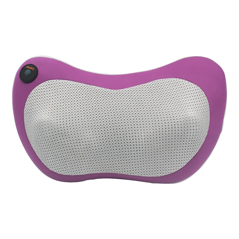 BYRIVER Gift Portable Infrared Roller Heat Kneading Shiatsu Massage Pillow Car Home Use Device Neck Massager |