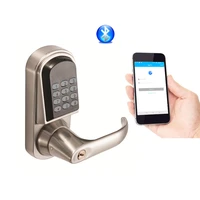 jcsmarts bluetooth lock smart electronic door lock cell phone app code keys unlock for home hotel apartment office etc