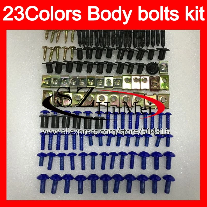 

Fairing bolts full screw kit For YAMAHA FJR1300 06 07 08 09 10 12 FJR 1300 2006 2007 2008 2010 2012 Windscreen bolt screws Nuts