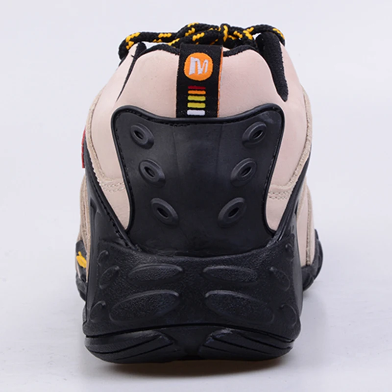 Мужские профессиональные туристические ботинки Merrell из натуральной кожи для пеших походов и восхождений в горы.