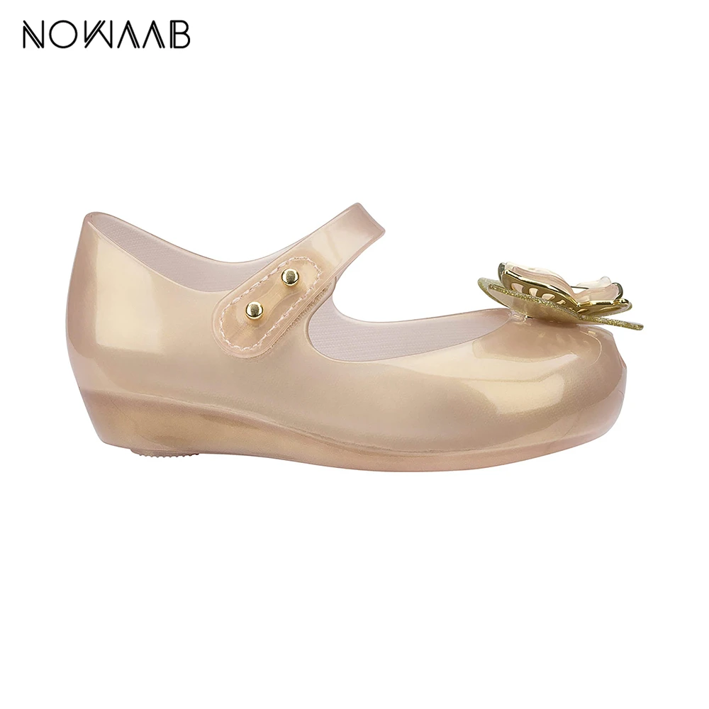 Мини Melissa Ultragirl Fly Новинка лета 2019 прозрачная обувь с бантом для девочек