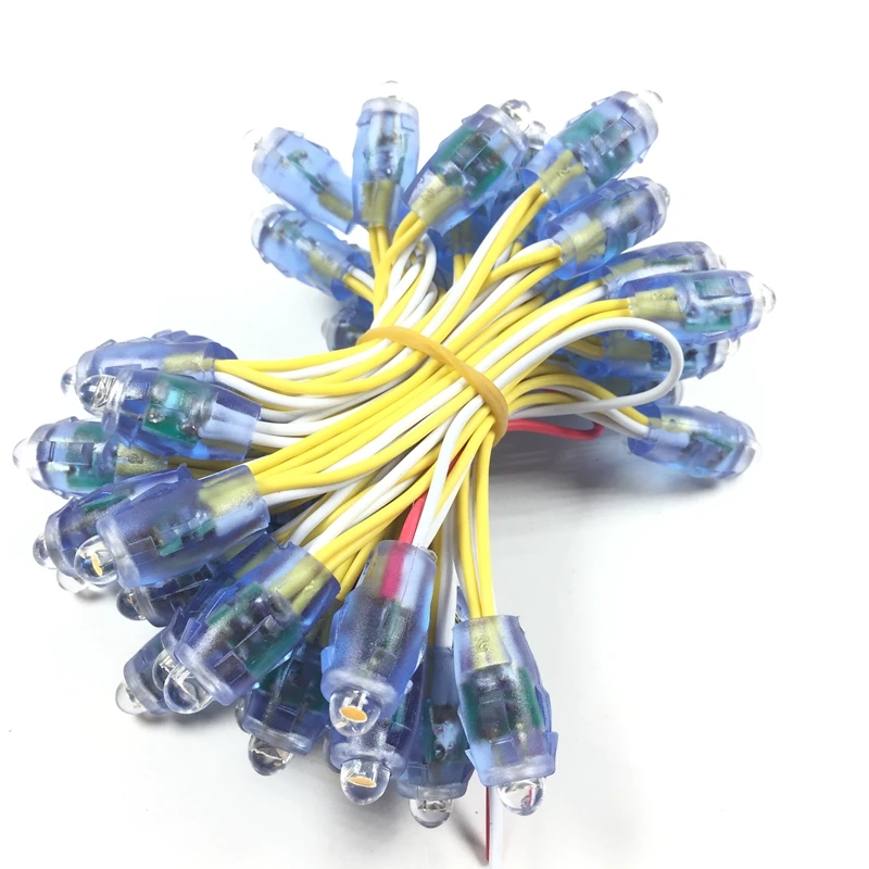DC 5V 12mm LED Pixel Module Waterproof IP67 Point Light for Letter Sign Advertising White/ Yellow/ Red/Green/Blue Color |