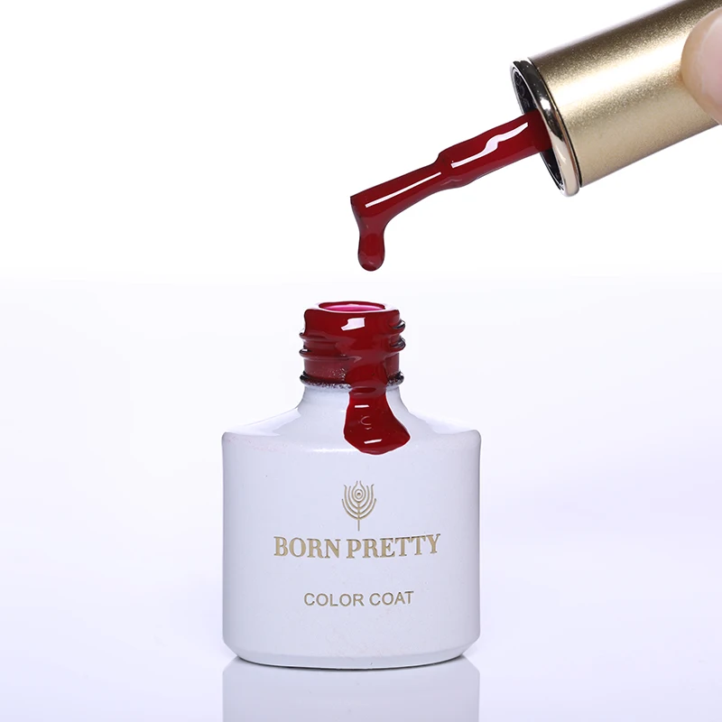 BORN PRETTY Cow Blood Red серия Гель-лак для ногтей 6 мл алый мерцающий замачиваемый УФ-светодиодный Гель-лак для маникюра