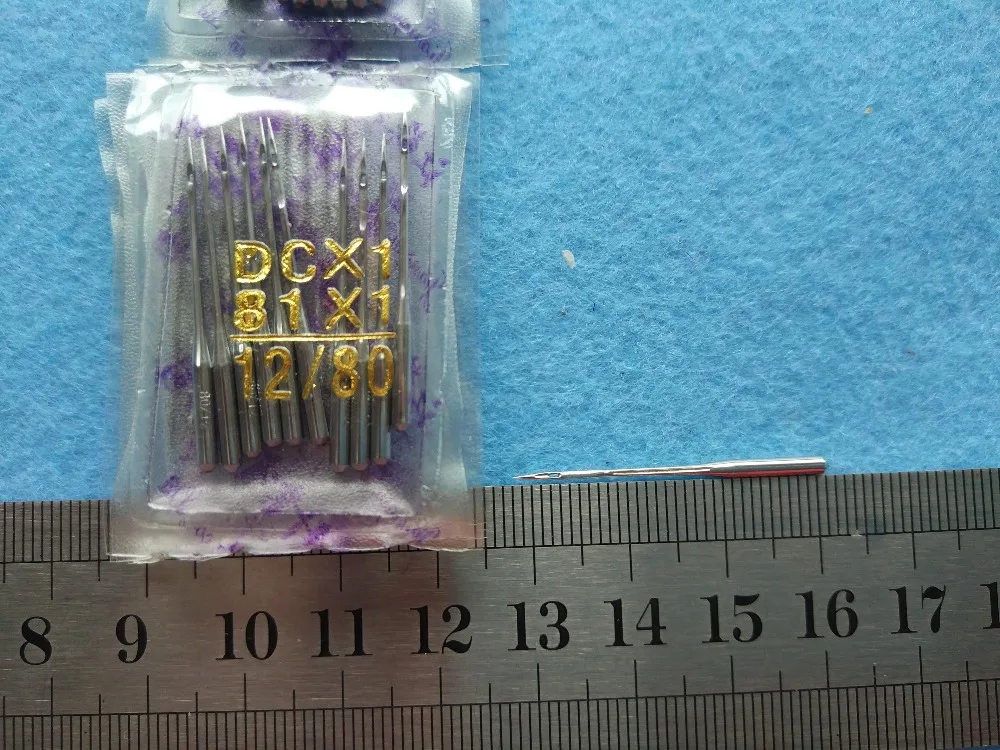 DCx1 80/12 100 шт. игл (10 упаковок)/партия промышленная швейная машина-оверлок летающий
