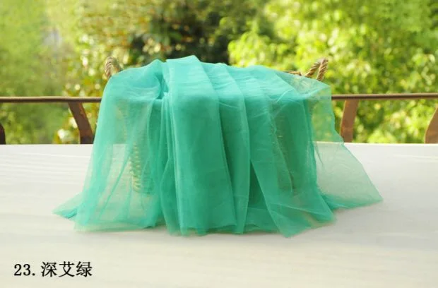 3 yrds Mint Green Plain Tulle Netting Fabric Fine For Bridal Veil Dress Mesh Earth Tone Tutu Wedding Decors 30+ colors | Дом и сад