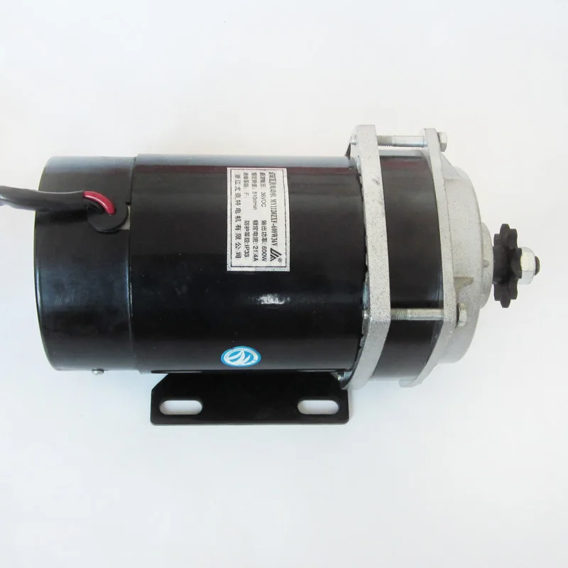 

Brush Motor 36V 600W 1120ZXF Decelerating Motor with Fan for Electric Tricycle Scooter Unite Motor