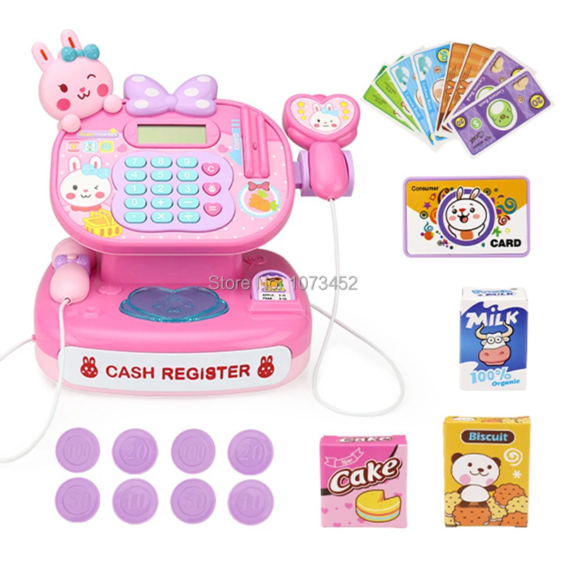 Игровой домик кассовый аппарат магазин мороженого brinquedo menina kids kichen набор cozinha de