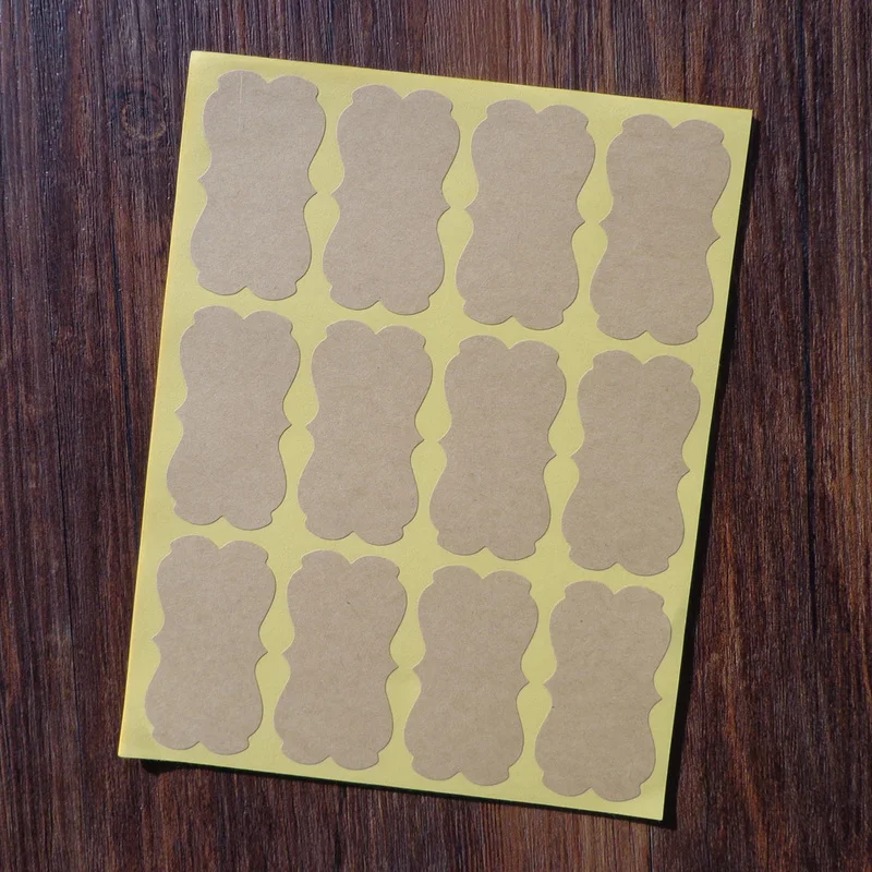 80 шт. многофункциональные наклейки из крафт бумаги 5 9 х3 2 см|stickers lables|stickers