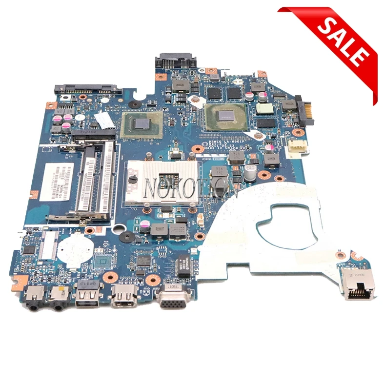 Материнская плата NOKOTION MBRCG02006 MBRCG02007 P5WE0 LA-6901P для ноутбука acer Aspire 5750 5750G MB. RCG02.006 DDR3 GT540M полностью протестирована