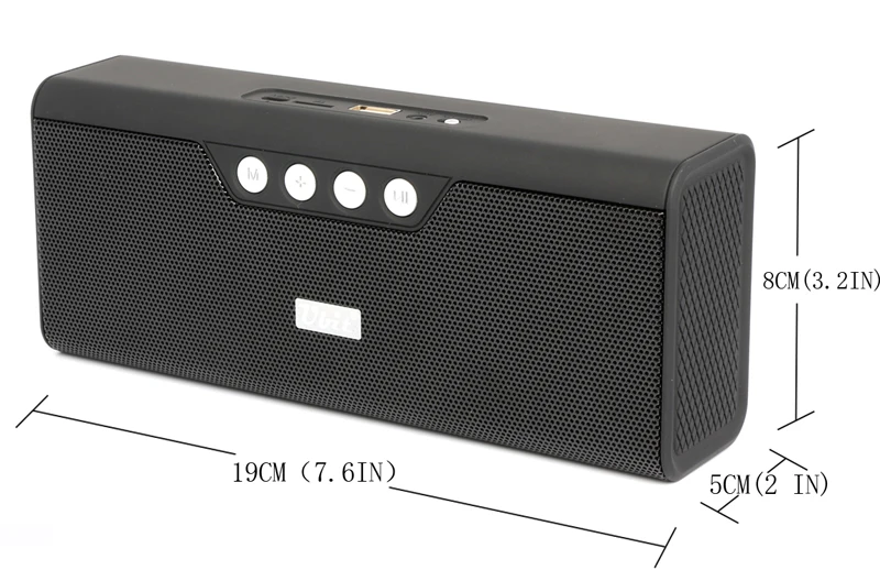 Ubit 5 Вт * 2 рога Bluetooth динамик B23 портативный радио s беспроводной аудио MP3 с внешним