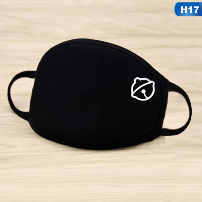 H17 1 Pc Black Health Cycling Anti-Dust Mouth Face Mask Respirator Unisex Fashion Mouth-Muffle Face Masks Free shipping - Цвет: H17