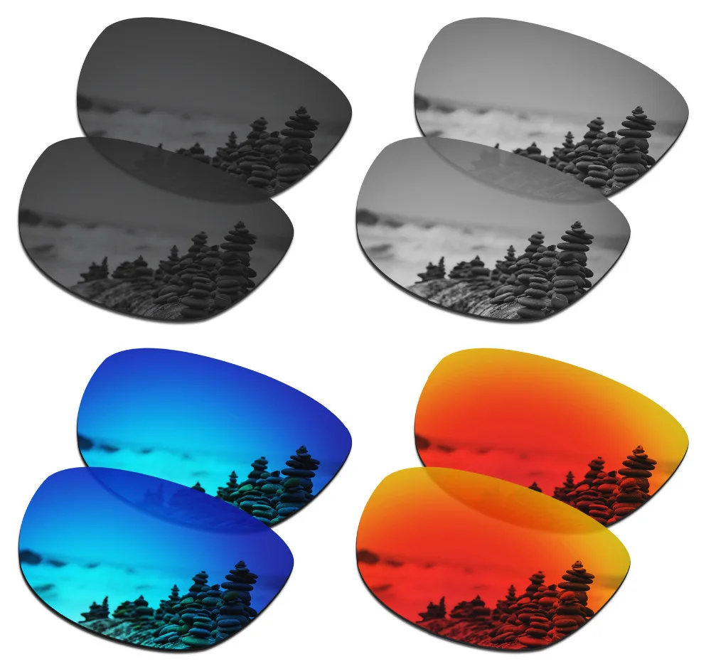 4 пары поляризованных солнцезащитных очков SmartVLT Сменные линзы для Oakley Trillbe X