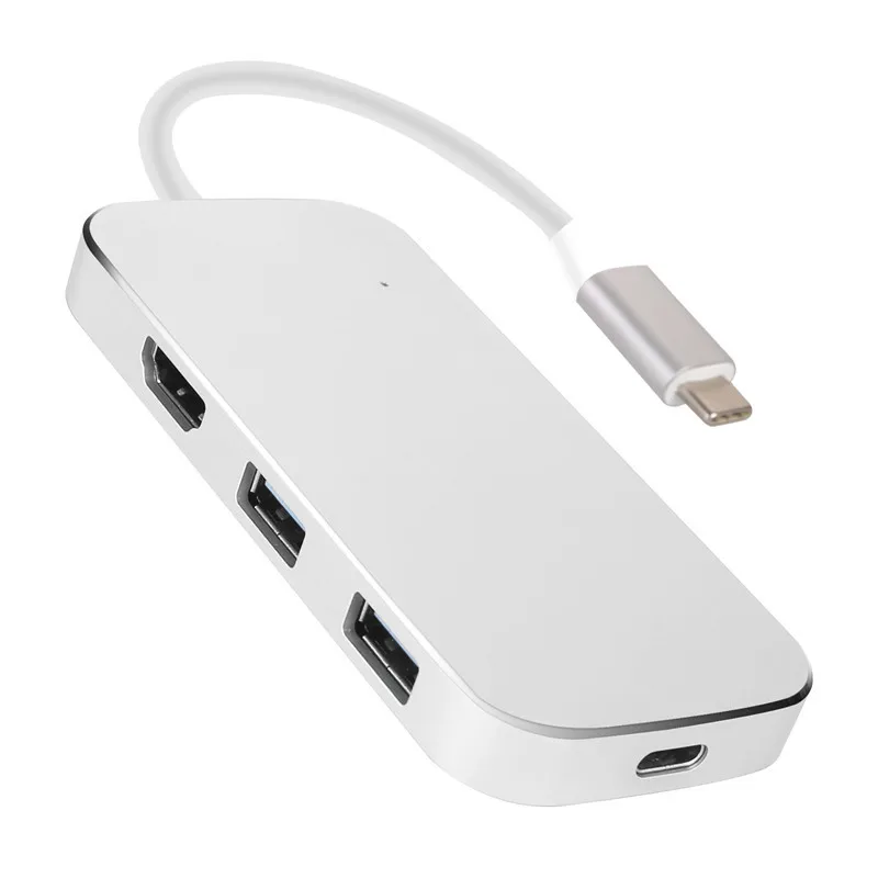 Baolyda USB 3 1 Тип-C концентратор HDMI RJ45 Ethernet адаптер 4 K Thunderbolt C с TF считыватель SD карт