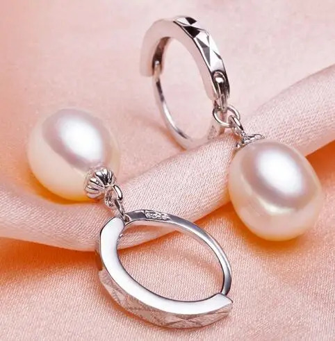 

Selling Jewelry>>>NATURE 9-10MM SOUTH SEA WHITE PEARL SILVER EARRING